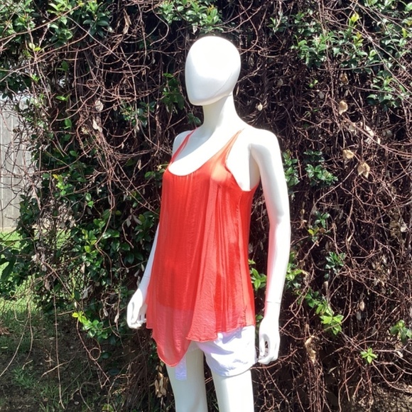 💋NWT Sofia Vergara Italian Made Silk Blend Tank With Extra Top - Picture 7 of 8